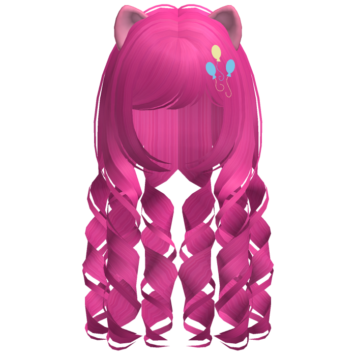 ♡ kawaii mlp curly long pinkie pie hair