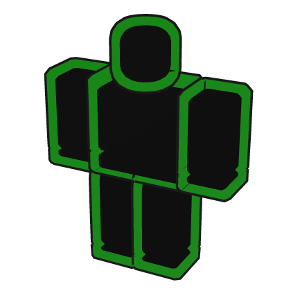Dark Green Avatar Outline (1.0 Blocky)