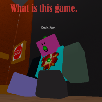 Stand in a elevator simulator.