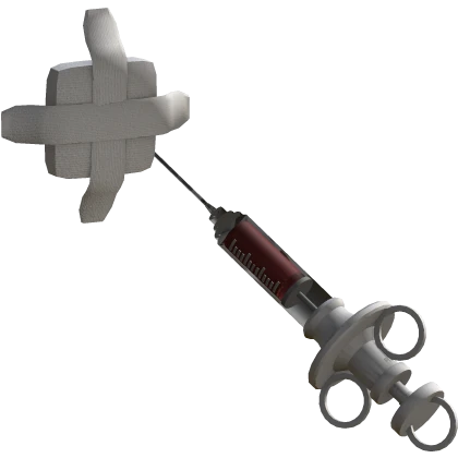 : White Horror Nurse Syringe Injection Bandage | Roblox Item - Rolimon's