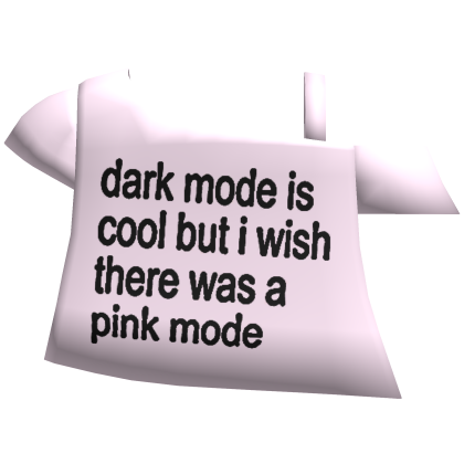 cute tumblr off shoulder shirt in pink Roblox item