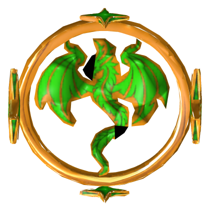Flying 24k Gold Emerald Dragon Crown thumbnail