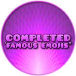 Completed: Famous Emojis Stage!
