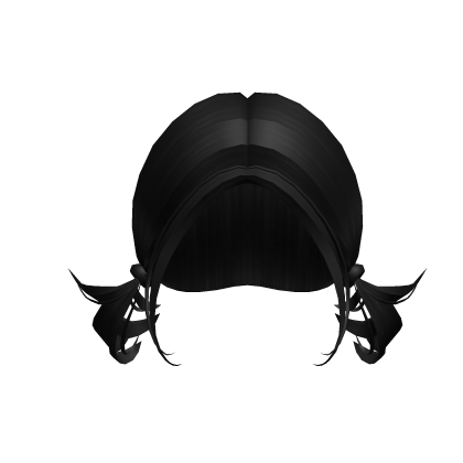 Black Low Indie Pigtails Roblox item