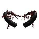 Chained Red Black Horns