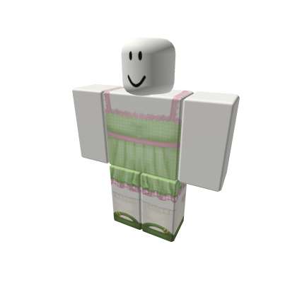 Igari Plaid Dress (Green and Pink)