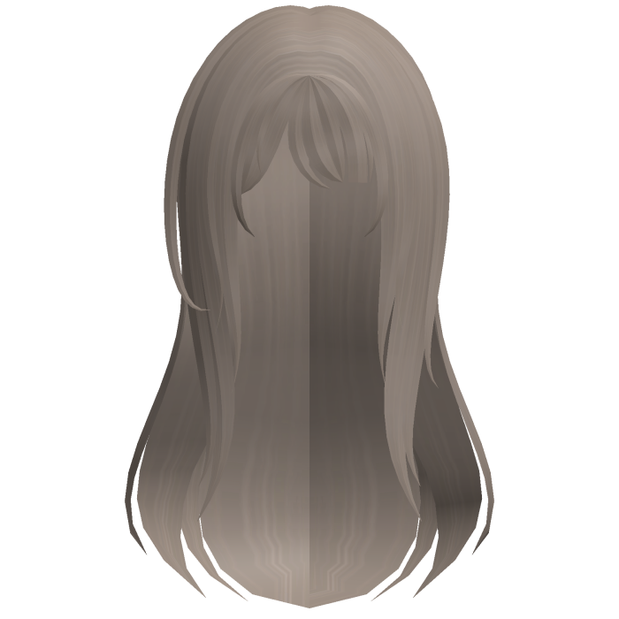 Wispy Y2K Long Emo Scene Hair in Ash