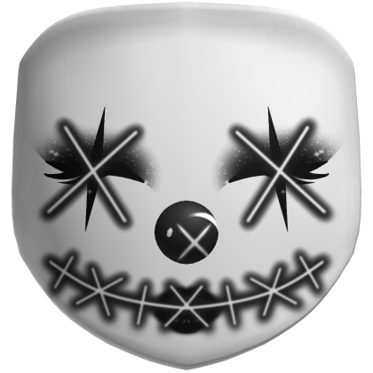 Stitched Dark Glam Clown Mask