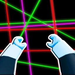 10,000 meters of lasers icon