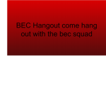 The BEC Groop
