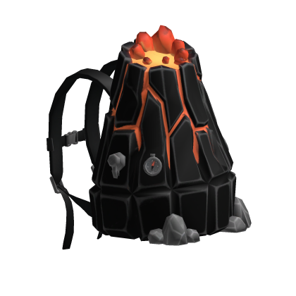 Magma Lava Volcano Backpack