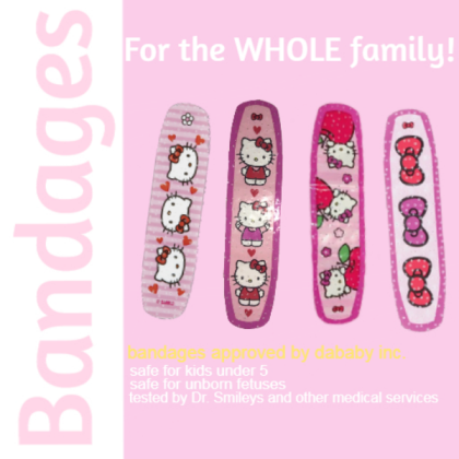 hello kitty bandages Roblox decal
