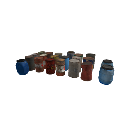Barrel mesh prop pack