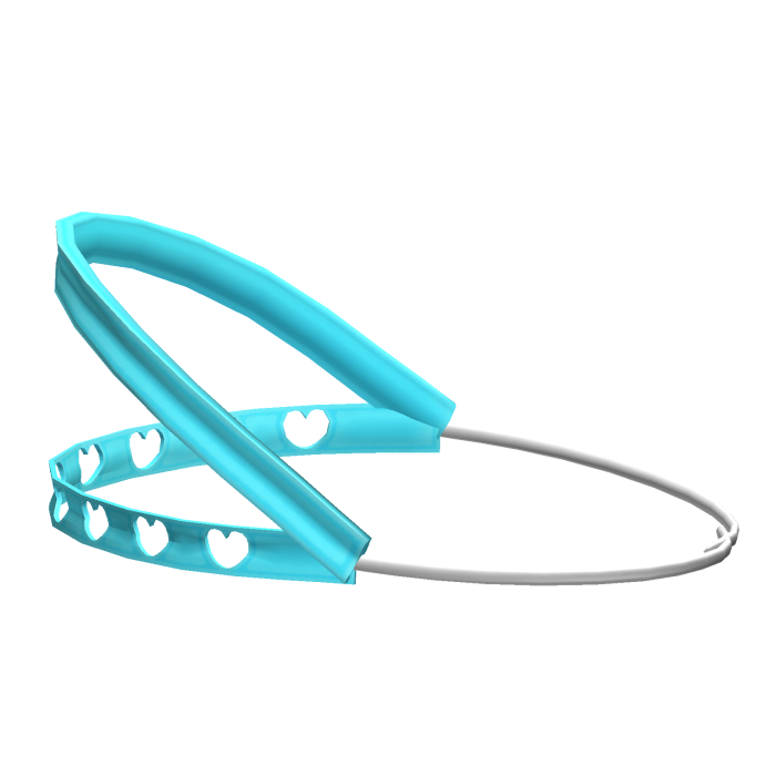 ♡ cute kawaii braces headgear in cyan