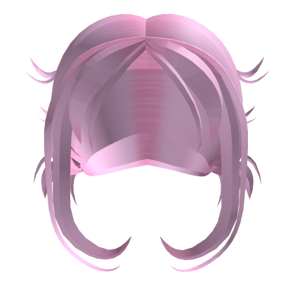 Short Pretty Messy Hair Pink thumbnail