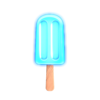 🍦 [EMISSIVE] Blue Raspberry Yogurt Popsicle