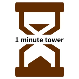 1 minute tower icon