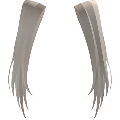 ♡ Cat Ear Pigtails Hair Extensions ♡ Re-L Blonde Roblox item