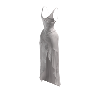 White Couture Corset Dress thumbnail