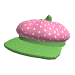 Strawberry Knit Beret