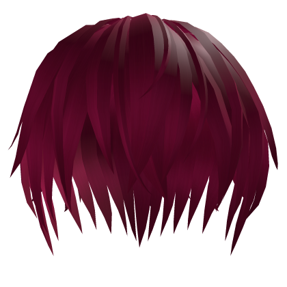 Emo Messy Anime Noy Ghoul Dark red Hair