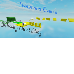 Flame and Brain's Difficulty Chart Obby