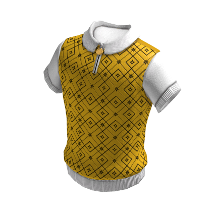 Polo Shirt | White Yellow thumbnail