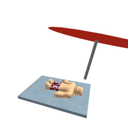 Sleeping beach guy