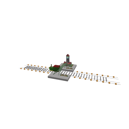 One Piece Sea Train Station (by Ozone Studio)