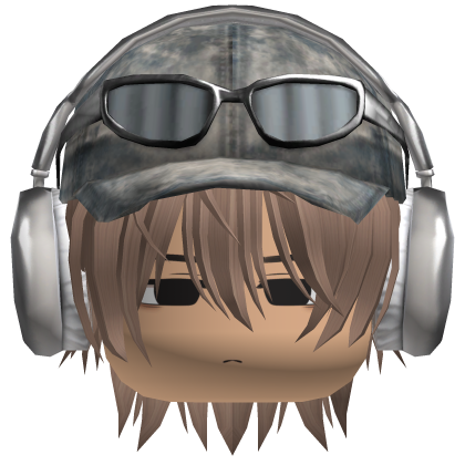 y2k cute boy w cap + headphones 