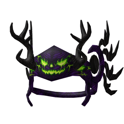 Midnight Purple Halloween Valk With Antlers