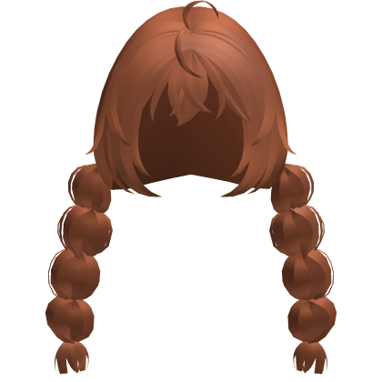ginger kawaii anime bobble braids
