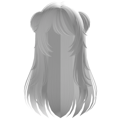 ♡﹕cute long messy baby pigtails white