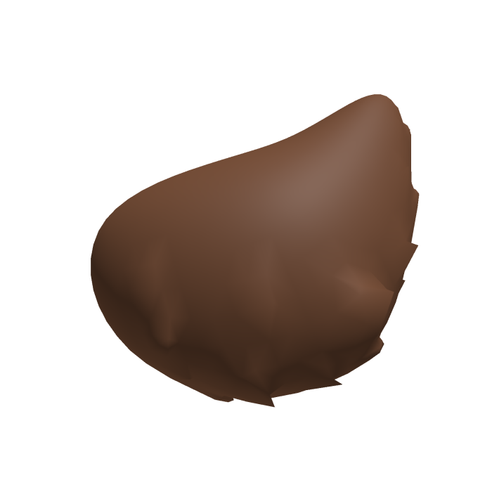 Dark Brown Bunny Tail
