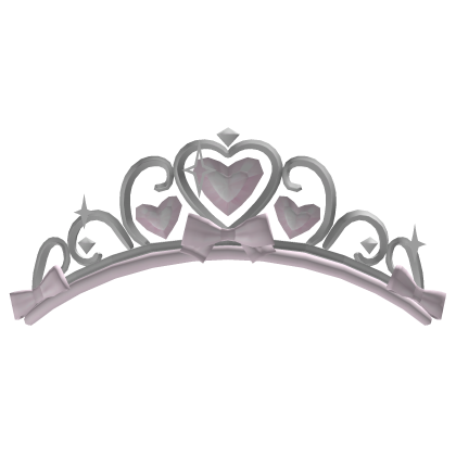 ♡ ┊ cute tiara with bows in pink Roblox item