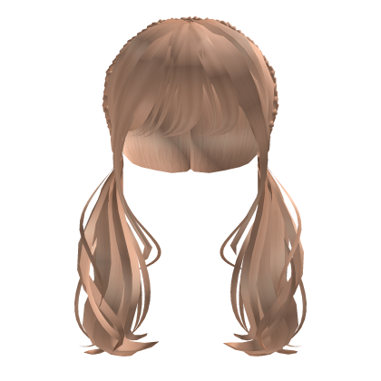 Kawaii Braided Pigtails (Blonde) Roblox item
