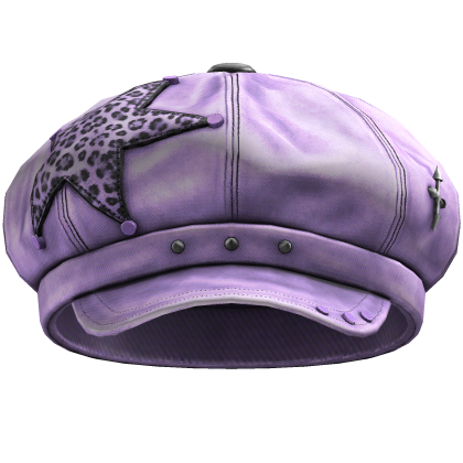 Star Leopard Beret (Light Purple) Roblox item