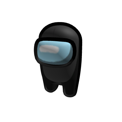 among us character retexture (black version)