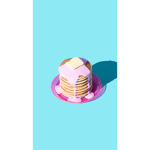 pastel pancake