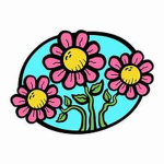 Ally’s cool flower garden