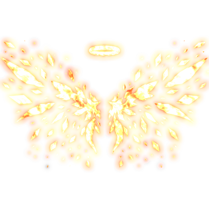 [EMISSIVE] Glowing Crystal Wings and Halo Roblox item