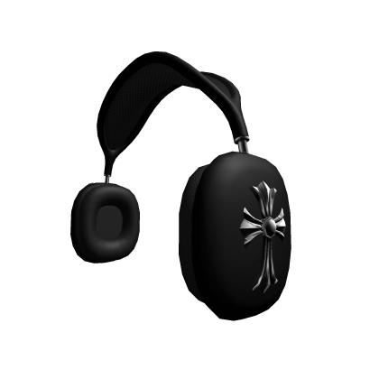 Headphone Black Cross