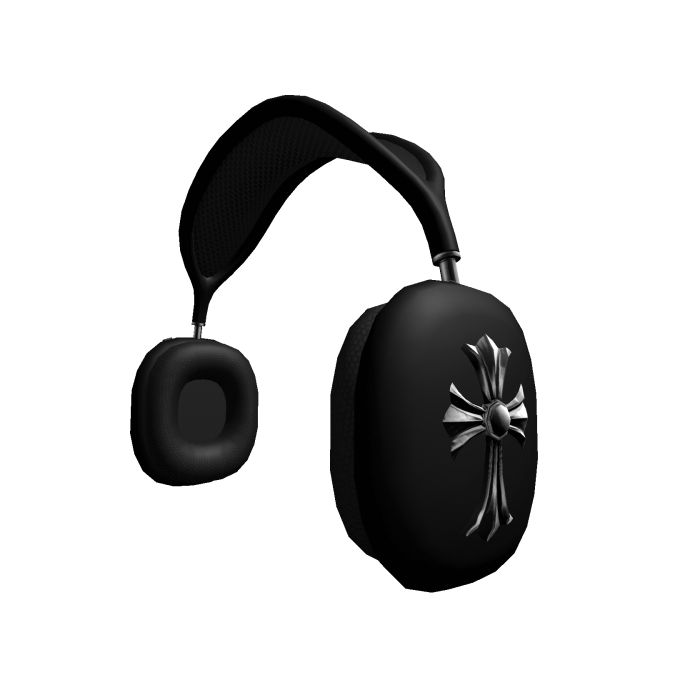 Headphone Black Cross