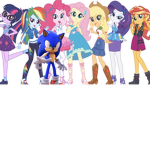 Team Sonic and Team Equstria girls