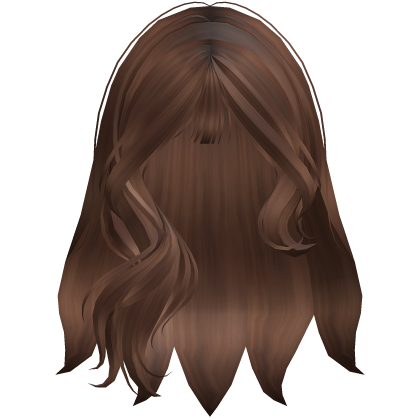 Soft Chocolate Brown Wavy Hair