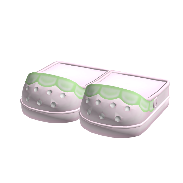 ୨୧ : cutecore light pink strawberry shoes 