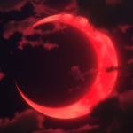 Crescent and Moon