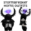 [STORMBREAKER] Horns Egirl Eboy outfit ideas 💜
