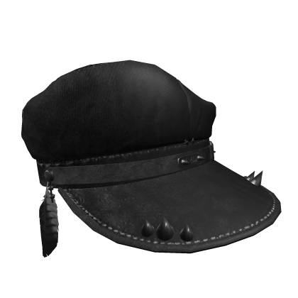 Black Feather Cap