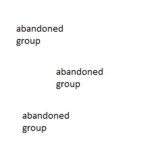 abandoned group, just a carrier for assets now
